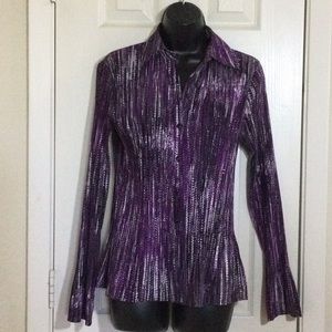 Apt. 9 Blouse, Purple, size M.